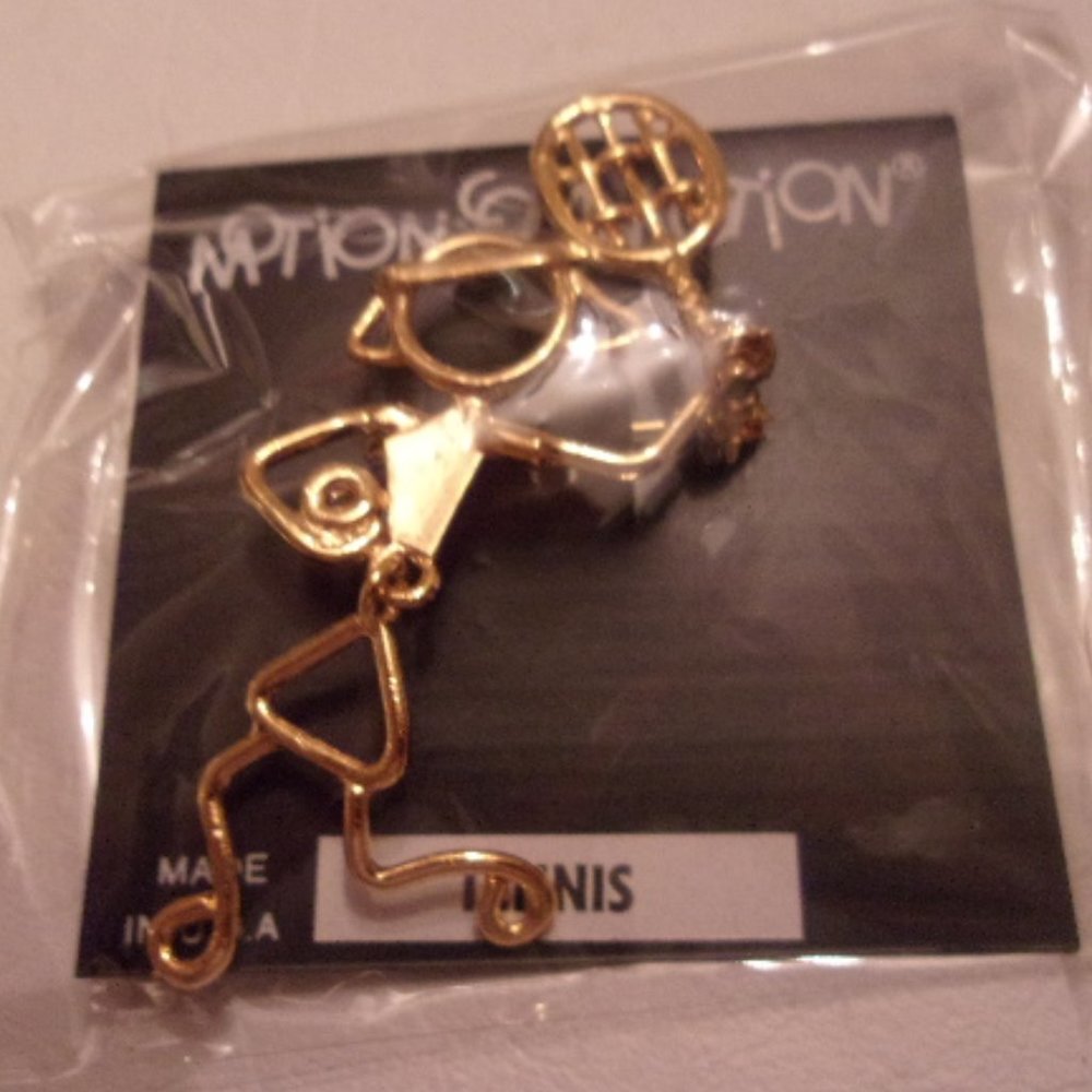 NWT MOTION COMMOTION TENNIS BROOCH. TUB1-6